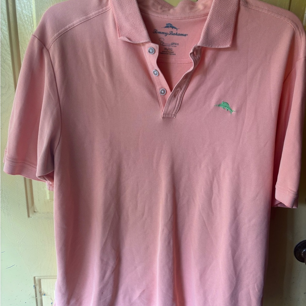 Tommy Bahama Light Orange Polo Shirt for Men